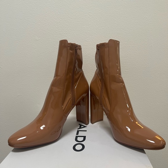 ALDO Womens Aurellane Block Heel Ankle Boot sz 9 - Picture 4 of 11